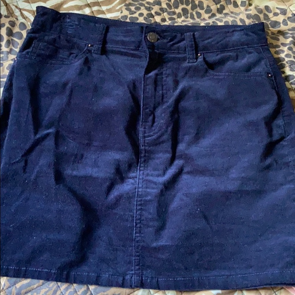 Navy blue forever 21 skirt